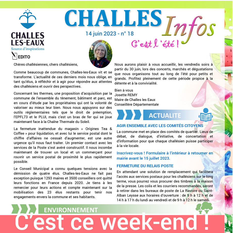 CHALLES INFOS n°18